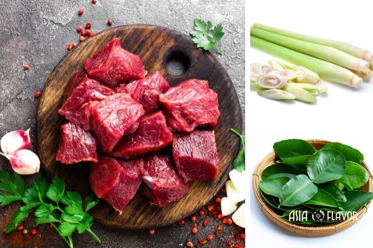 beef and lemongrass