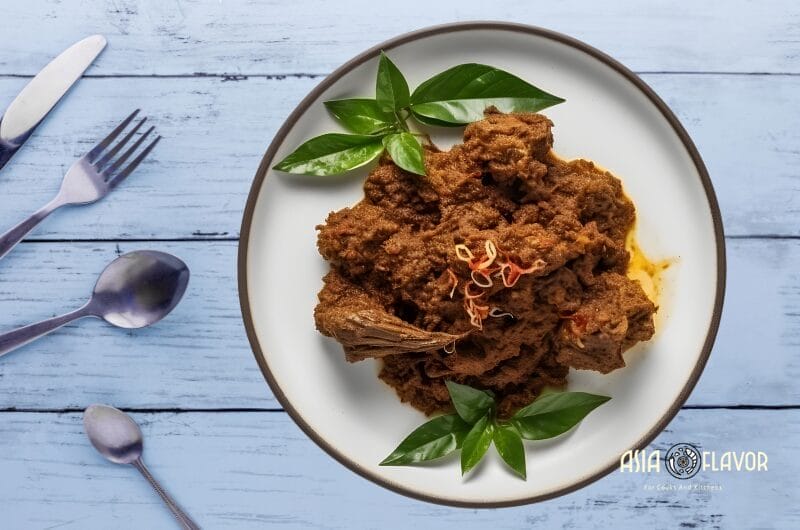 Malay Beef Rendang Recipe (Resepi Rendang Daging)