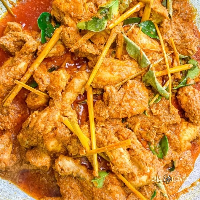 Chicken With Lime Leaves (Ayam Limau Purut)