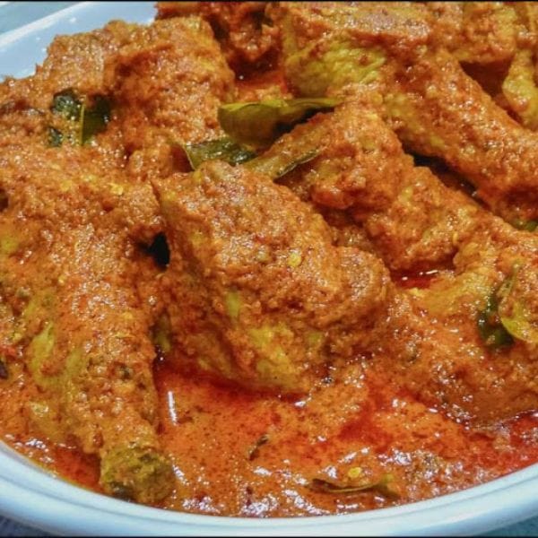 amazing chicken with kaffir lime leaves (ayam limau purut) 9