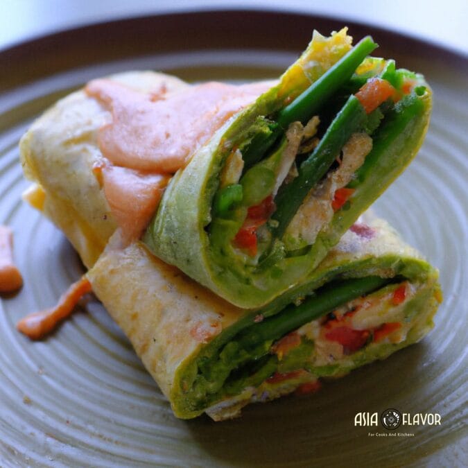 Effortless Veggie Omelette Roll