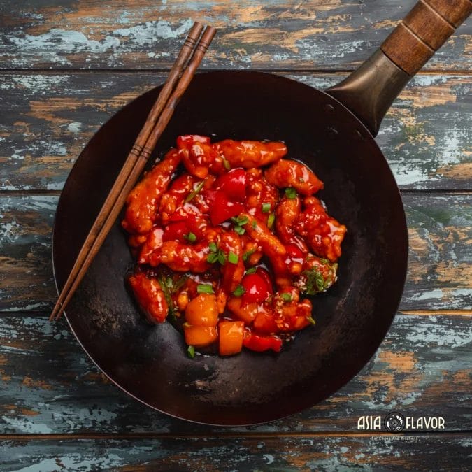 sweet and sour chicken