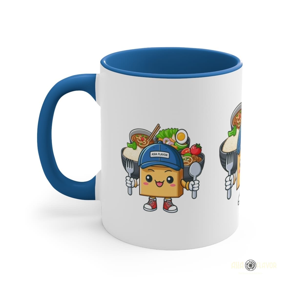 Kawaii Delight Coffee Mug blue