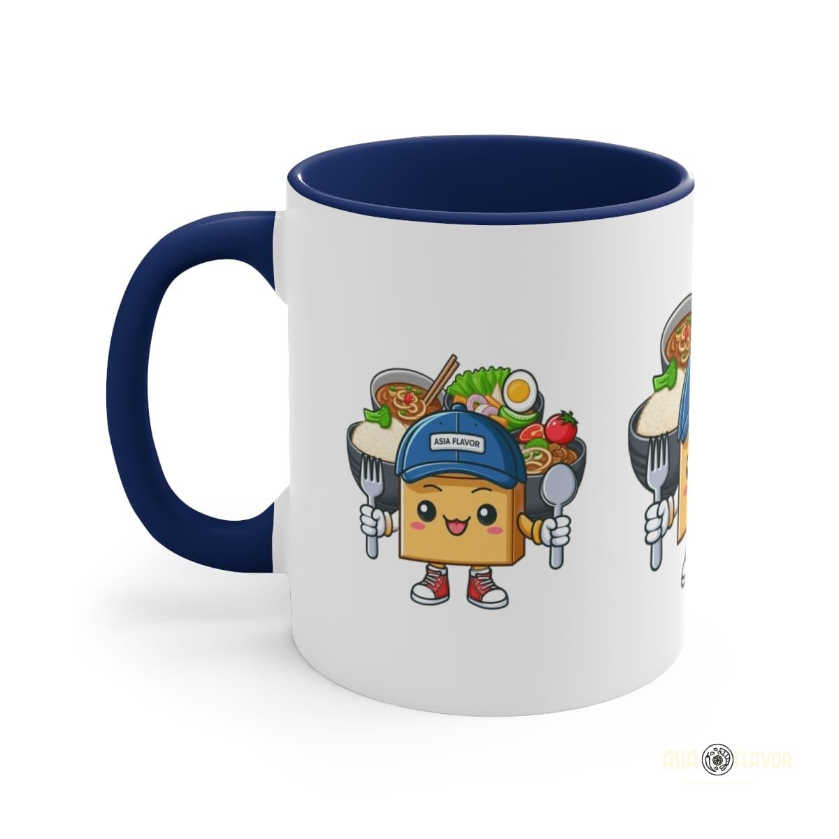Kawaii Delight Coffee Mug navy