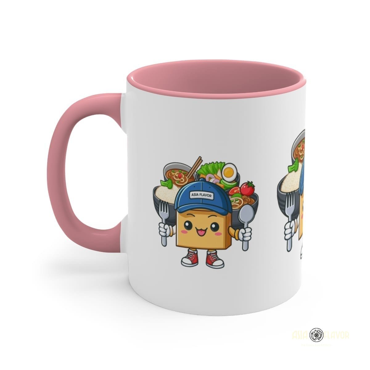 Kawaii Delight Coffee Mug pink