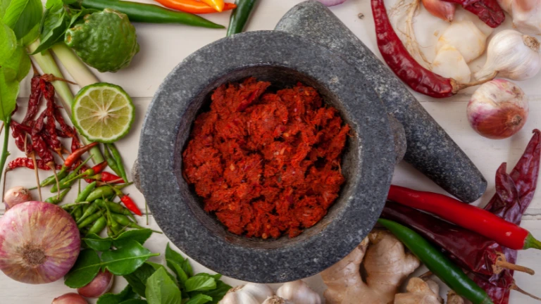 Authentic Thai Red Curry Recipe: Origins, History, And Variations 3 thai red curry paste and ingredients