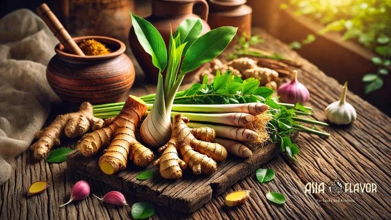 ginger, lemongrass and galangal (1)