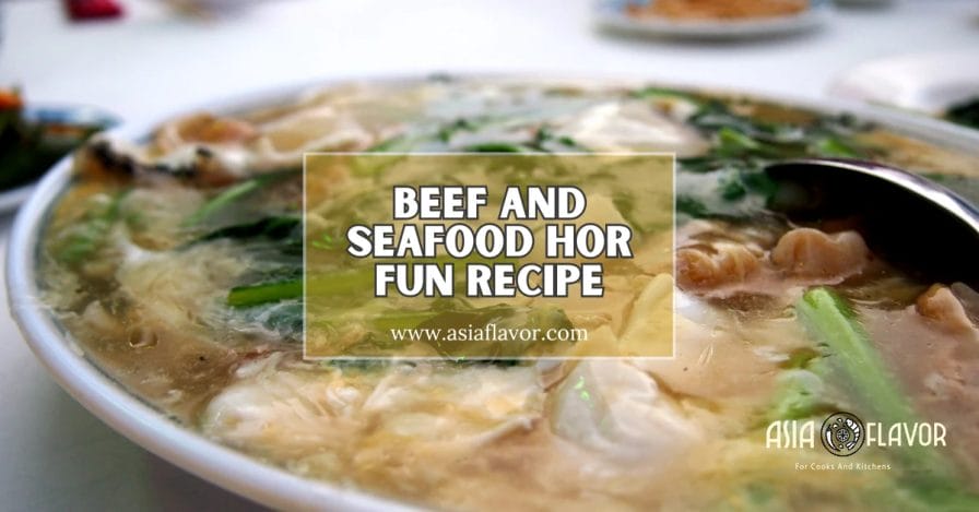 Beef and Seafood Hor Fun Recipe