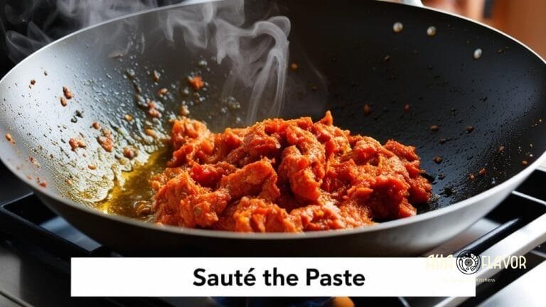 saute the paste