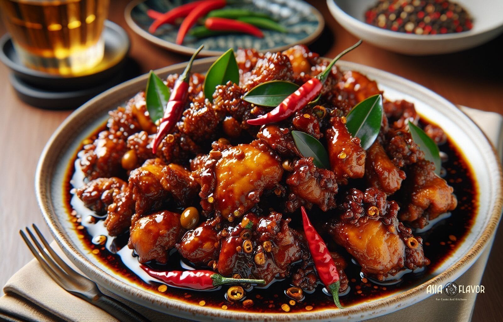 Malaysian Kam Heong Chicken