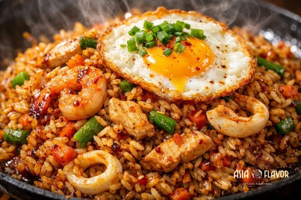 plate of nasi goreng