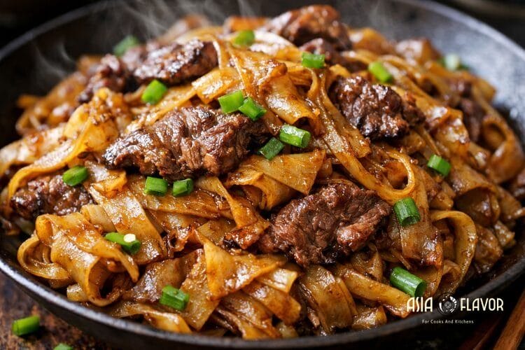cook beef chow fun